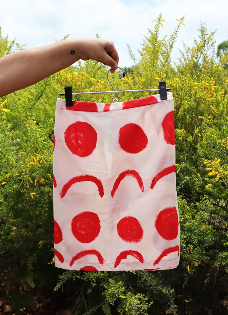 Dird Djang (Moon Dreaming) skirt by Joy Nabegeyo -  -