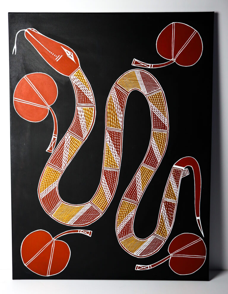 Ngalyod (Rainbow Serpent) - Painting -