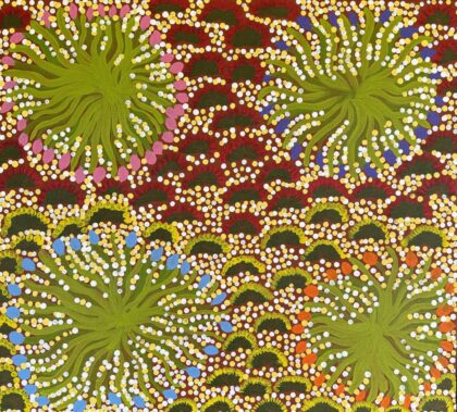Bush Flowers - Painting - Taralyn Morton Pitjara