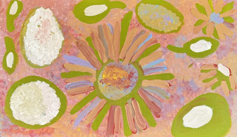 Bush Tucker - Maisie Petyarre Bundey;- - Painting - Maisie Petyarre Bundey