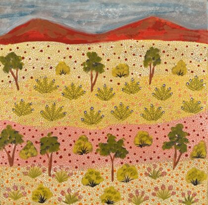 Bush Flowers - Dakota Petrick - Painting - Dakota Petrick