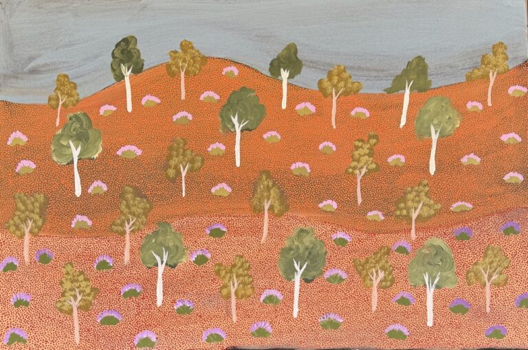 View of Country - Alec Pula Lewis - Painting - Alec  Pula Lewis