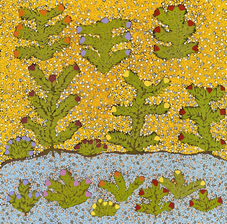 Bush Flowers - Painting - Jessie Pula Luck