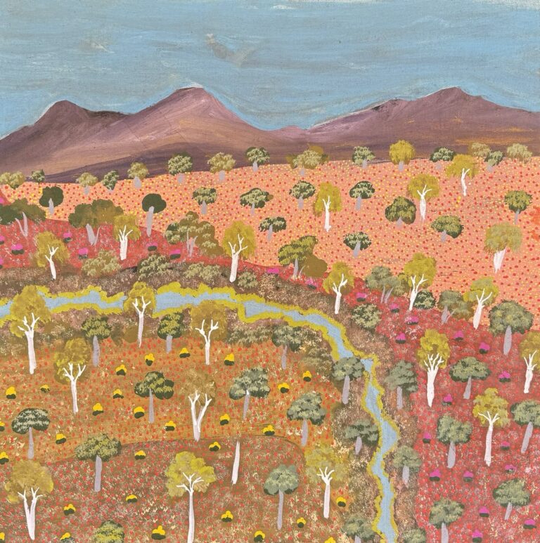 My Mothers Country - Eileen Bonney - Painting - Eileen Kemarre Bonney