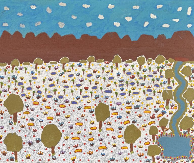 View Of Country - Painting - Susan  Ngwarrarye Philomac