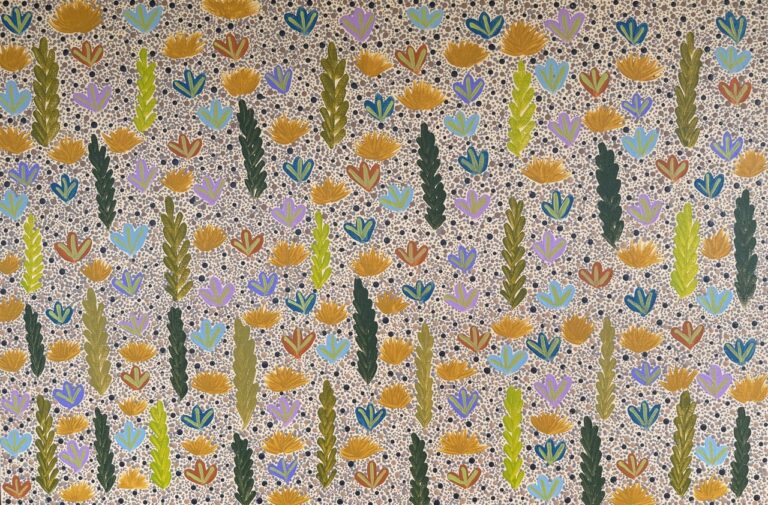 Bush Medicine Plants - Painting - Joyanne Pitjara Morton