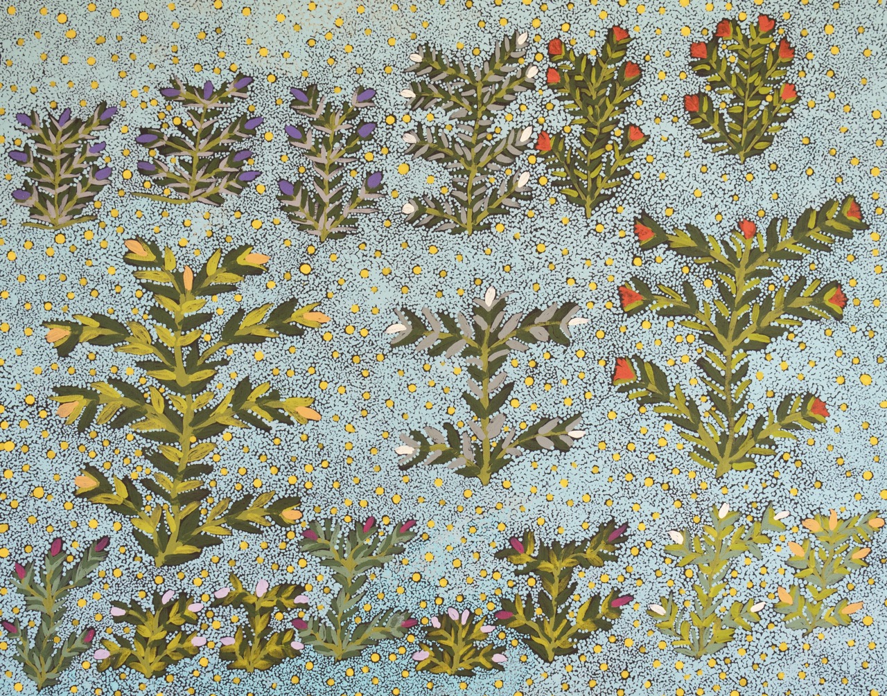 Bush Flowers - Painting - Jessie Pula Luck