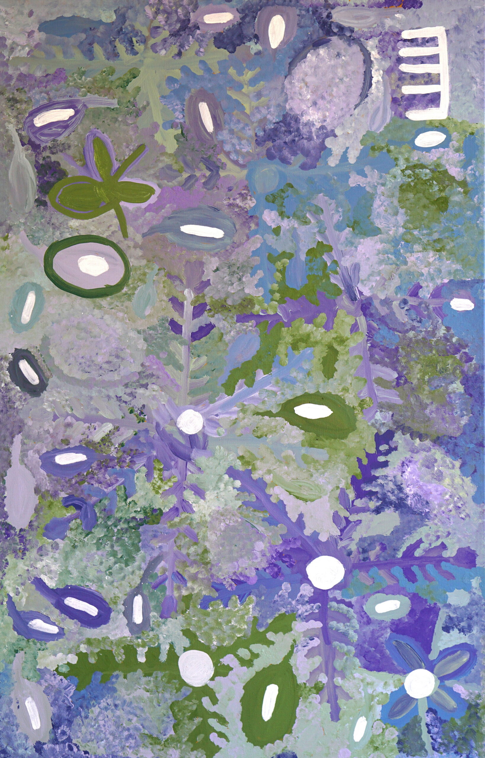 Bush Tucker - Maisie Petyarre Bundey;- - Painting - Maisie Petyarre  Bundey