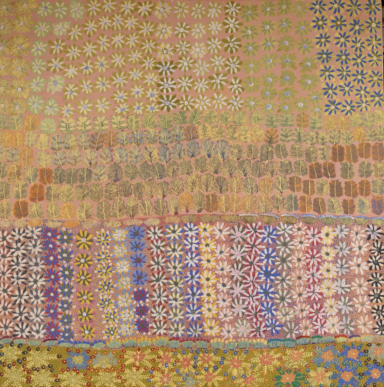 Betty Pula Morton - My Country and Bush Medicine - Painting - Betty Pula Morton