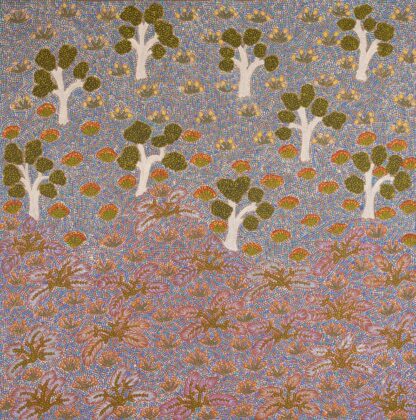 Alana Ngwarraye Holmes - Wild Flowers - Painting - Alana  Ngwarraye Holmes