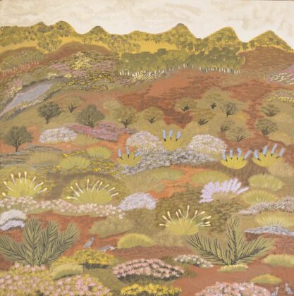 Kathleen Nanima Rambler - My Fathers Country - Painting - Kathleen Nanima Rambler