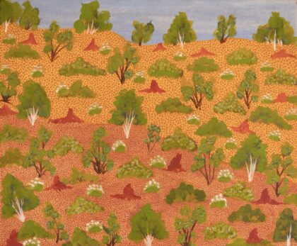 Alec Pula Lewis - View of Country - Painting - Alec  Pula Lewis