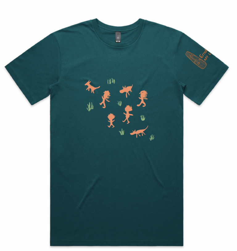 Tjitji Tjuta (Many Children) T-Shirt by Tjunkaya Tapaya OAM -  -