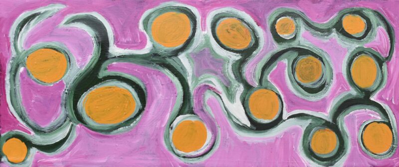 Bush Potato Dreaming - Yarla Jukurrpa - Painting - Ursula Napangardi Marks