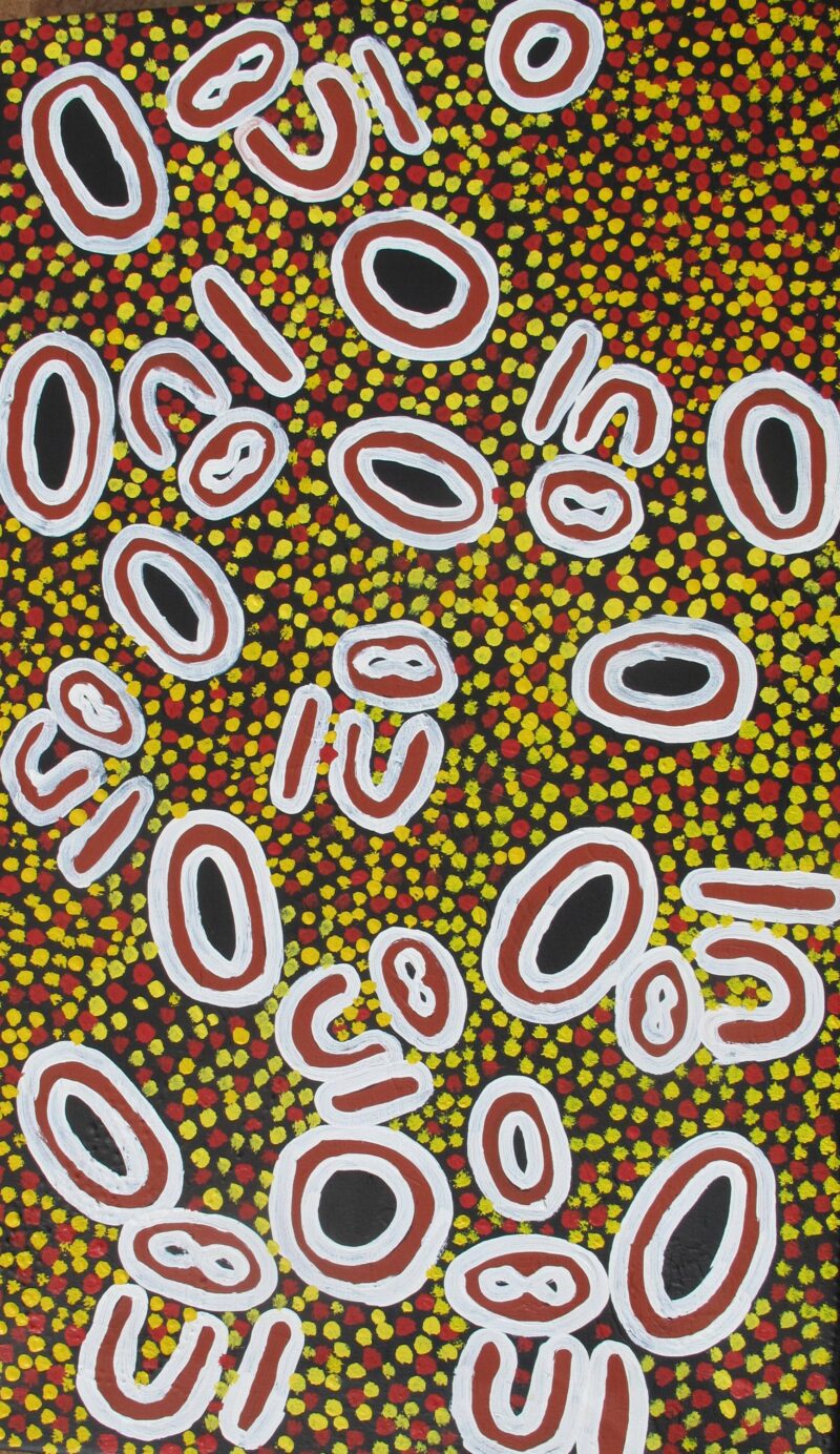 Seed dreaming - Painting - Mabel Napurrurla Samuels