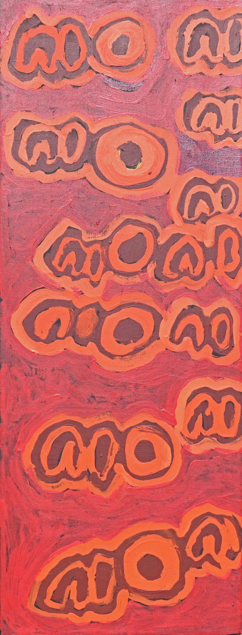 Women’s dreaming: Napangardi, Napanangka-kurlangu - Painting - Biddy Timms