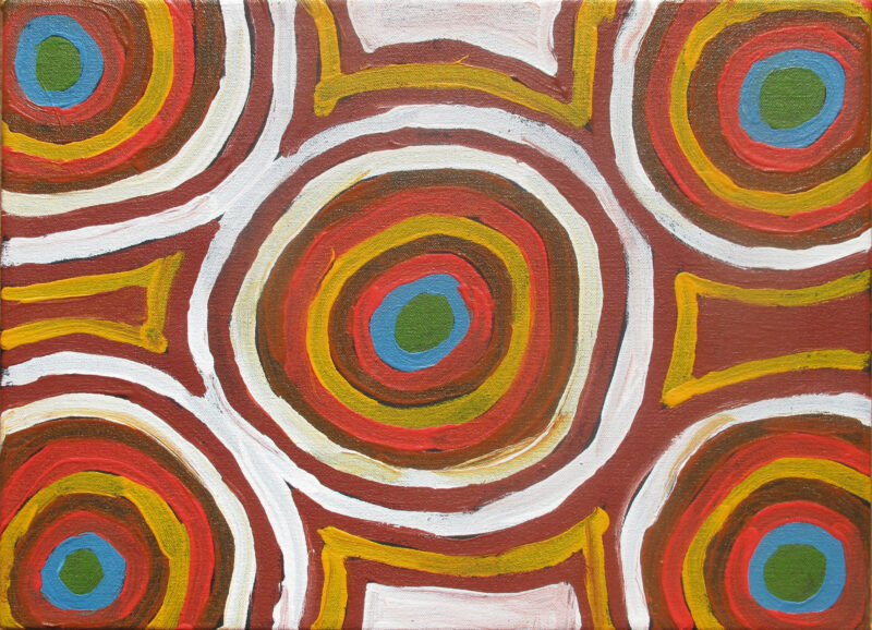 Bush Mushroom Dreaming - Puluntarri - Painting - Biddy Timms